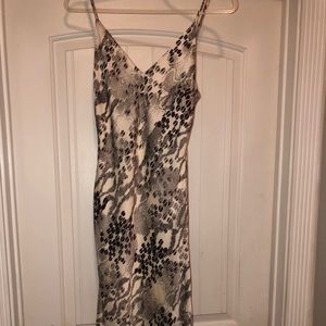 Snake print dress